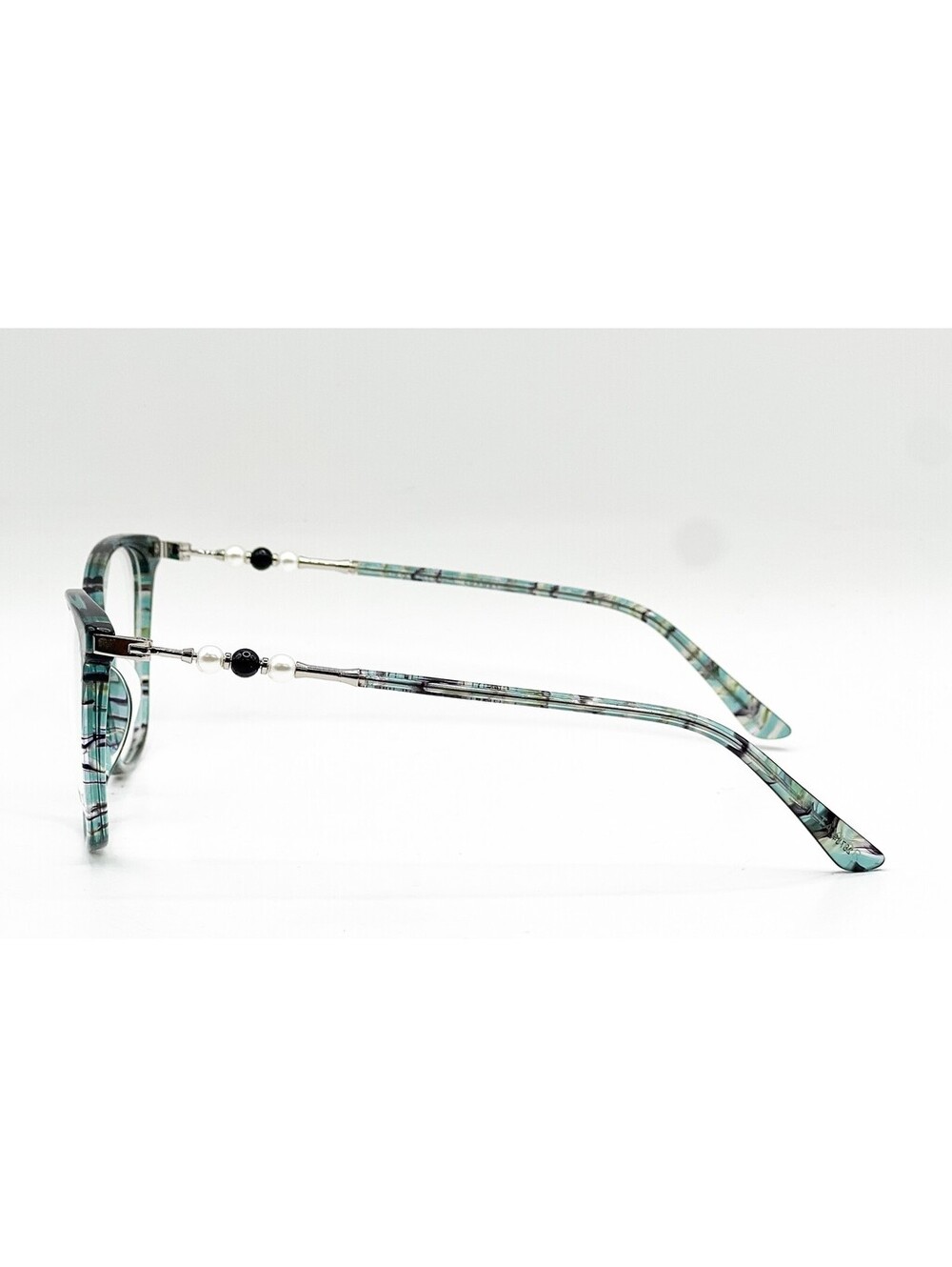 Ann Taylor At021 C02 Emerald Horn Authentic Eyeglasses 52-15-135 - Picture 2 of 5